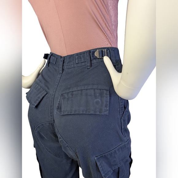 Brandy Melville Blue Cargo Pants, Utility Straight Leg, XS-S - Picture 8 of 10